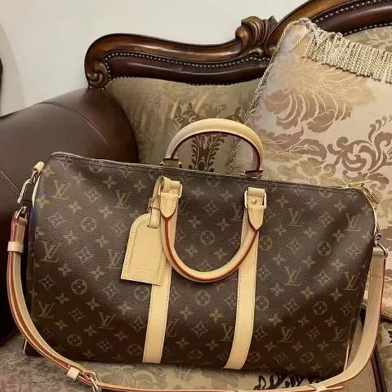 Louis Vuitton Keepall Monogram Eclipse travel
