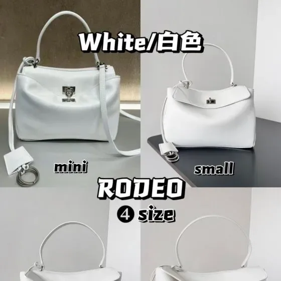 Balenciaga Rodeo White Top Handle