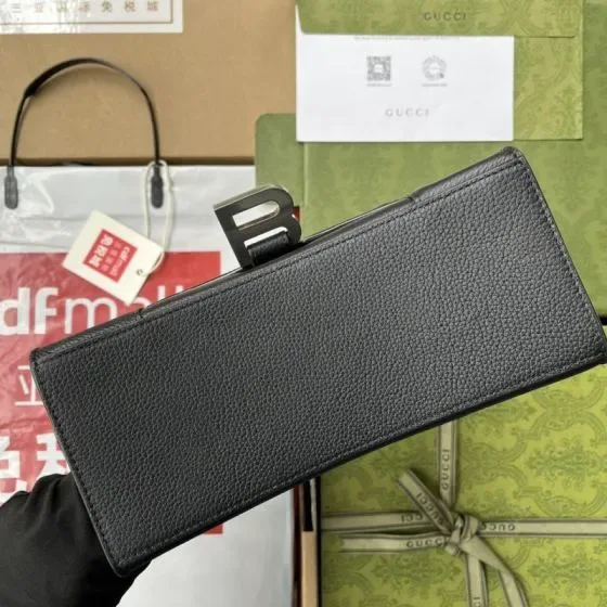 Balenciaga Hourglass Long Wallet Black Wallet
