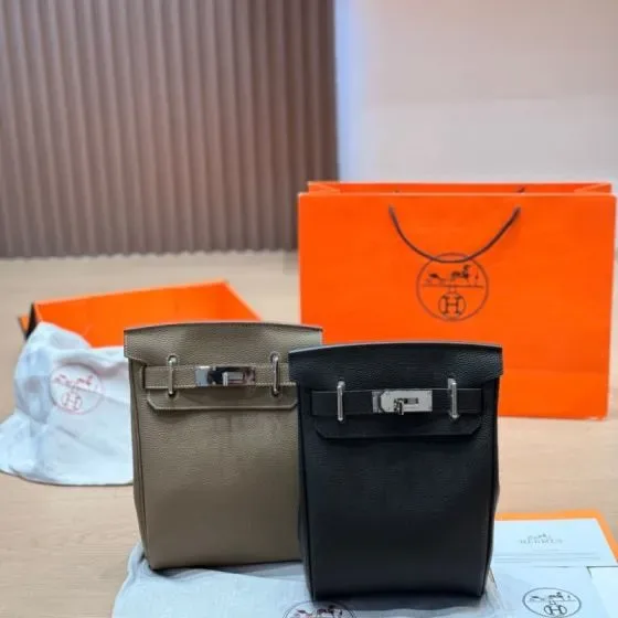 Hermes Kelly A Dos Black Backpack