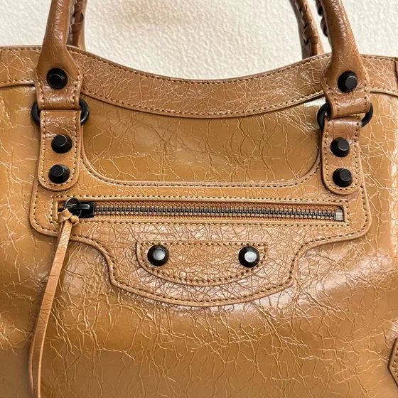 Balenciaga Le City Bag Caramel Brun Tophåndtag