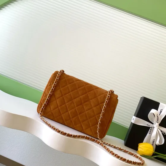 Chanel Classic Flap Caramel Brown Shoulder Bag