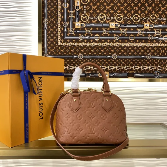 Louis Vuitton Neo Alma Bb Cognac Brown Top Handle