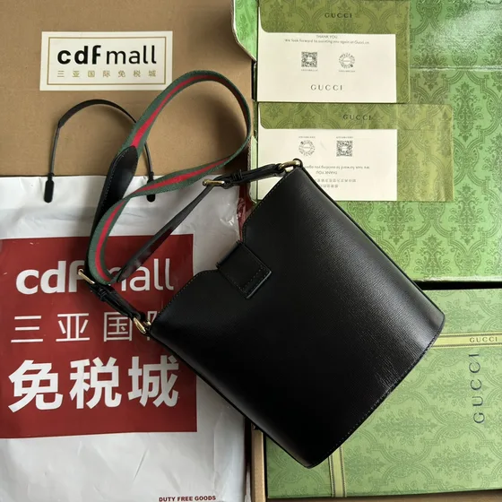 Gucci Jackie 1961 Mini Borsa a secchiello Nero Borsa a spalla