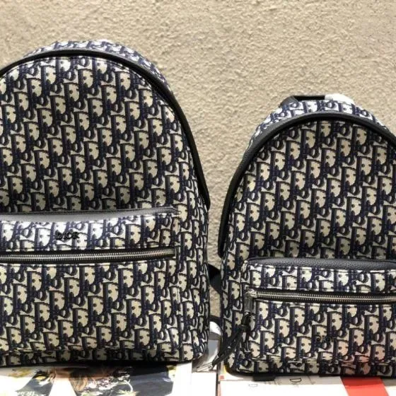 Dior Rider Backpack Beige And Blue Backpack
