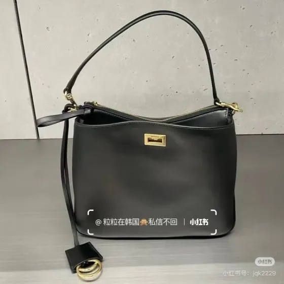 Balenciaga Baguette Soft Hobo Black Hobo