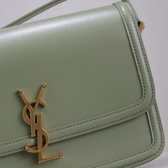YSL Solferino Sage Зелёный Сумка на плечо