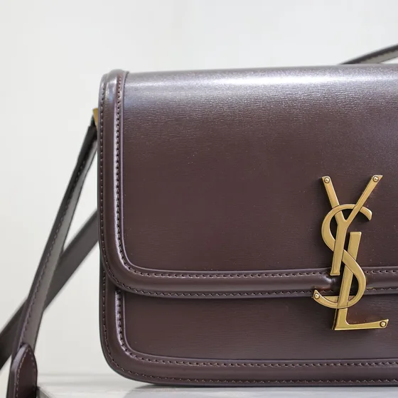 YSL Solferino Dark Coklat Crossbody