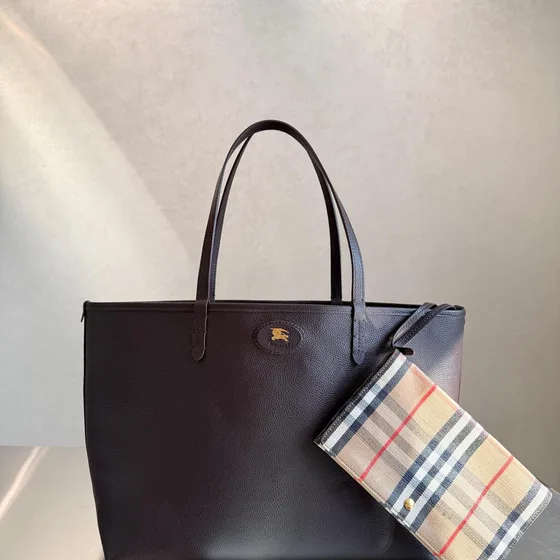 Burberry Vintage Check Bolsa tote With Detachable Necessaire Bege/Archive Bege Bolsa tote