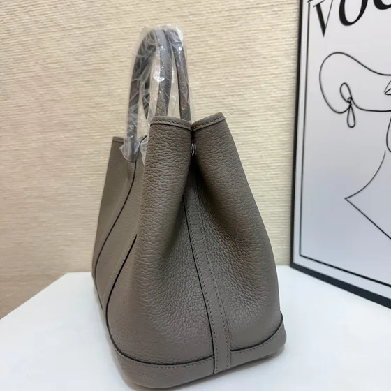 Hermes Garden Party Etain/Abu-abu Tote Bag