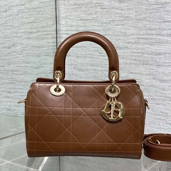 Dior Lady Dior Marrón Asa superior