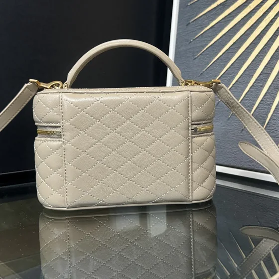 YSL Gaby Vanity Bag Beige Crossbody