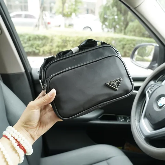 Prada Re-Nylon Shoulder Bag Black Crossbody