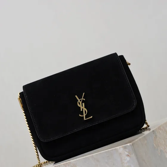 YSL Medium Nolita Satchel Black Shoulder Bag