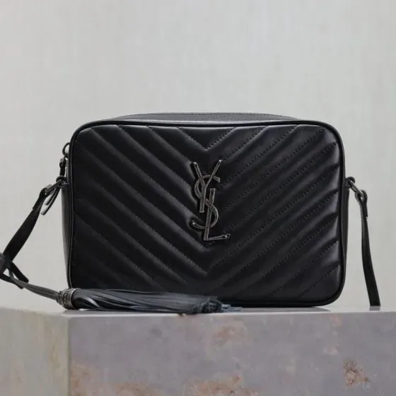 YSL Lou Camera Bag Black Crossbody