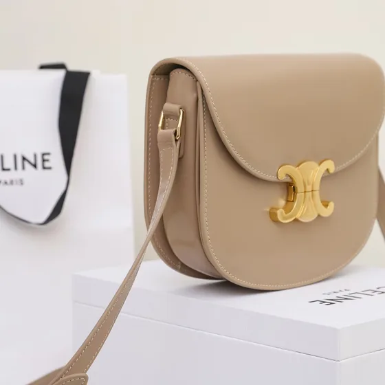 Celine Triomphe Nude Beige Crossbody