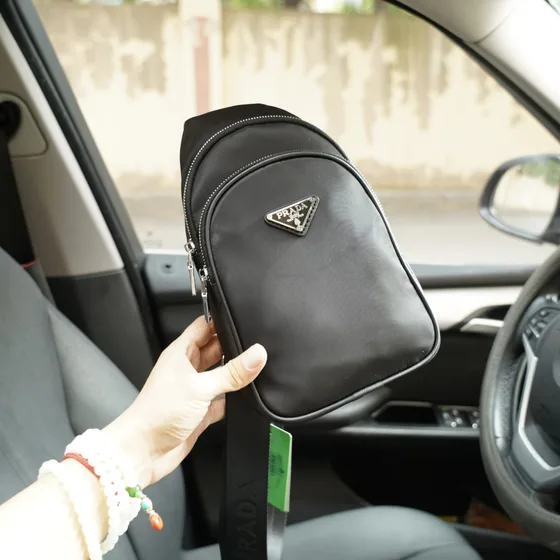 Prada Re-Nylon Crossbody Bag Black Crossbody