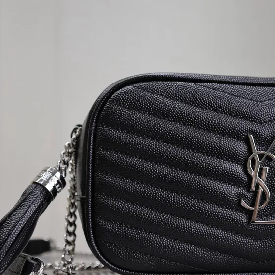 YSL Lou Camera Bag Noir Crossbody