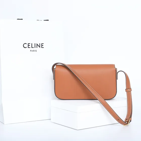 Celine Triomphe Tan Sac épaule