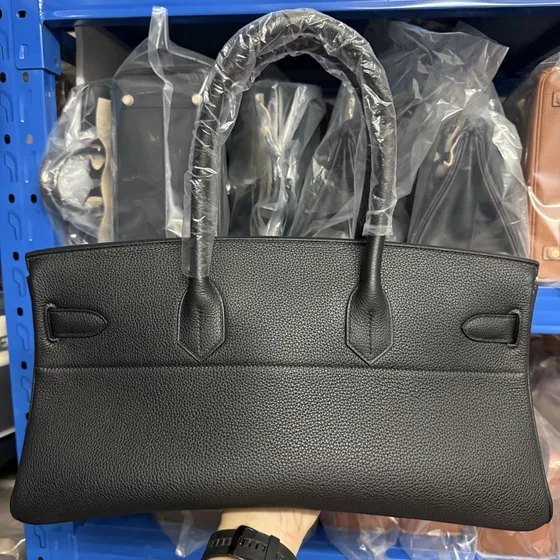 Hermes Shoulder Birkin Negro Asa superior