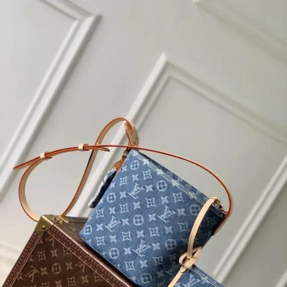 Louis Vuitton Pochette Accessoires Blue Pouch