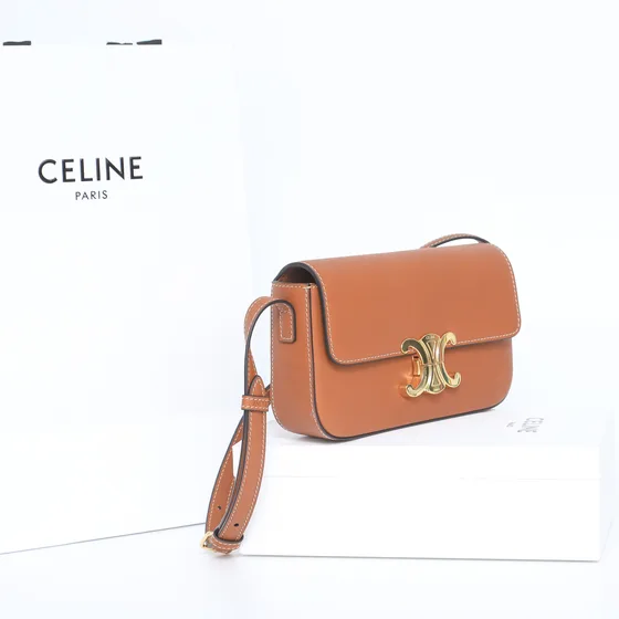 Celine Triomphe Tan Sac épaule