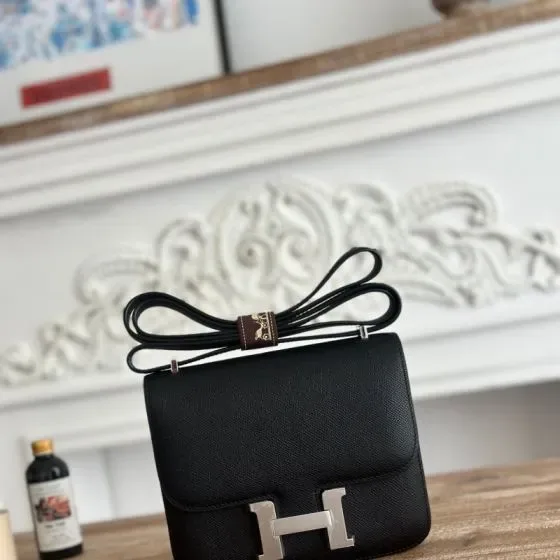 Hermes Constance Black Crossbody