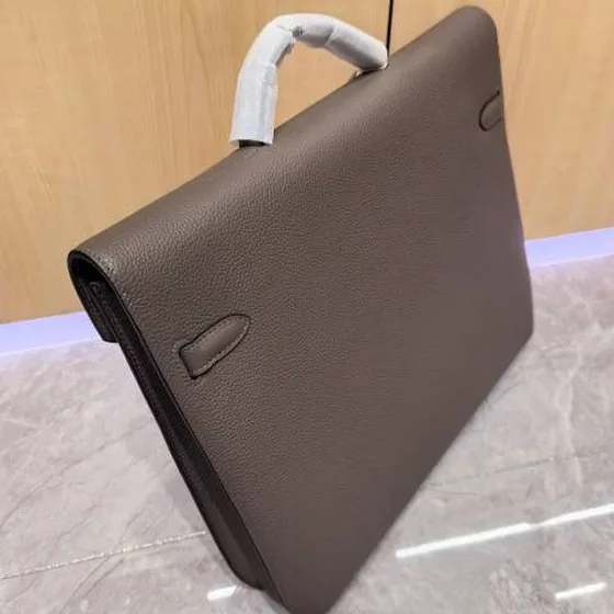 Hermes Kelly Depeches Etoupe 36x29x6cm business