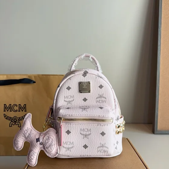 MCM Stark Mini Rygsæk Beige Rygsæk