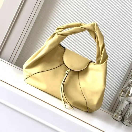 Fendi Furla Margherita Light Yellow Hobo