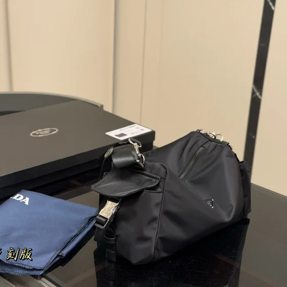 Prada Re-Nylon Shoulder Bag Black Shoulder Bag