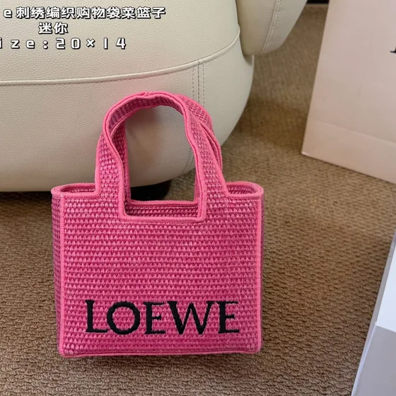 Loewe Loewe Font Tote Mini Fargerik 20x14 Shopperveske