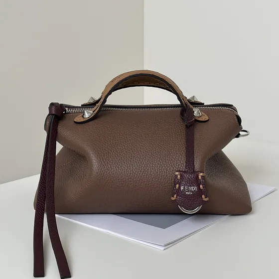 Fendi By The Way Brown Top Handle