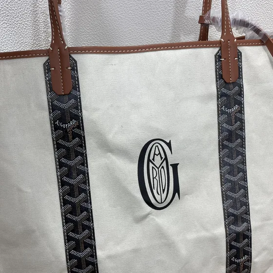 Goyard Saint Louis Pm Weiß Shoppertasche