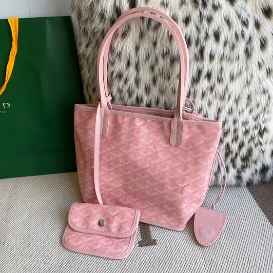 Goyard Saint Louis Mini Tote Pink Tote Bag