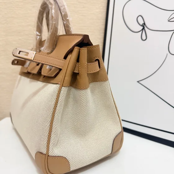 Hermes Birkin Beige Tophåndtag