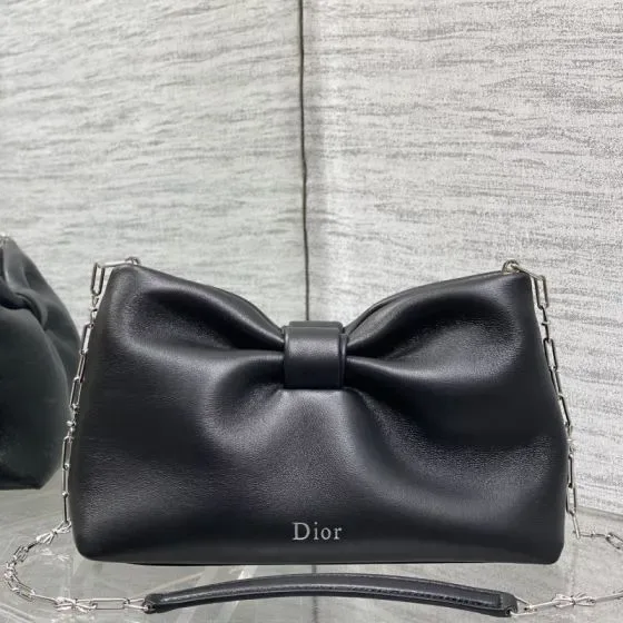 Dior Dior Knot Pochette Noir Sac épaule