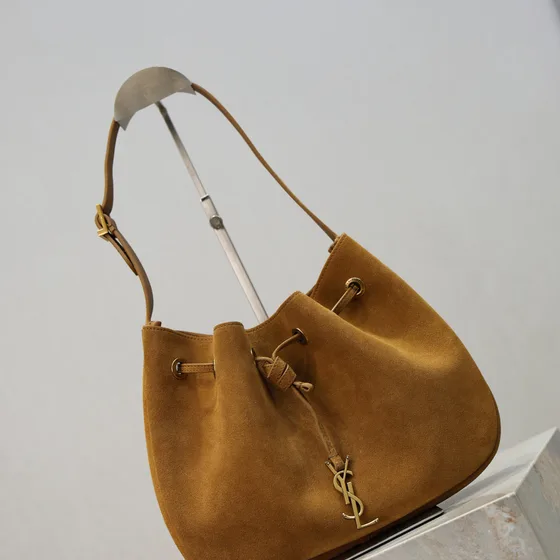 YSL Paris Vii Small Hobo Bag Brun Hobo