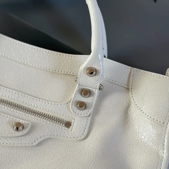 Balenciaga Le Cagole Hvid Skuldertaske