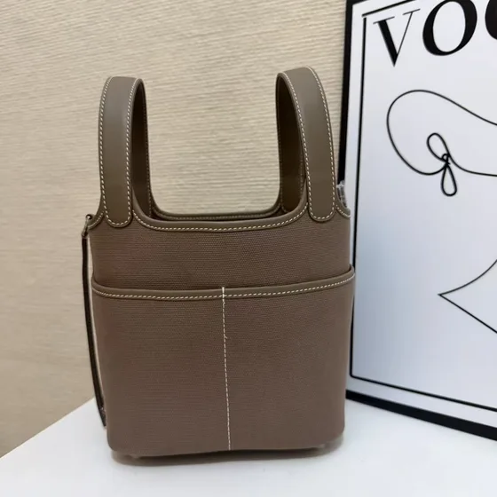 Hermes Elephant Gray Anse supérieure