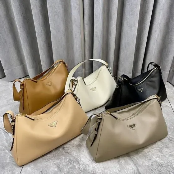 Prada Prada Aim e Large Leather Shoulder Bag Multicolor Shoulder Bag