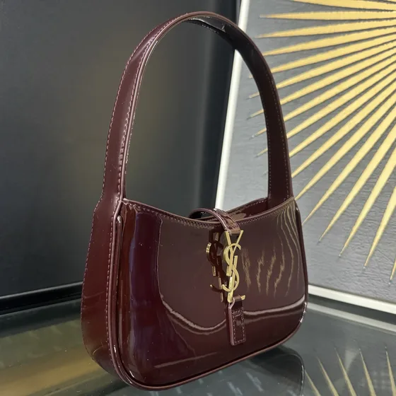 YSL Le 5 À 7 Hobo Bag Merah anggur Hobo