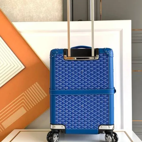 Goyard suitcase Blue travel