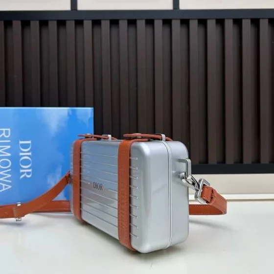 Dior x Rimowa messenger Silver crossbody