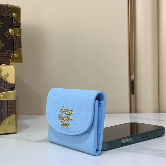 Louis Vuitton Victorine Blue Wallet