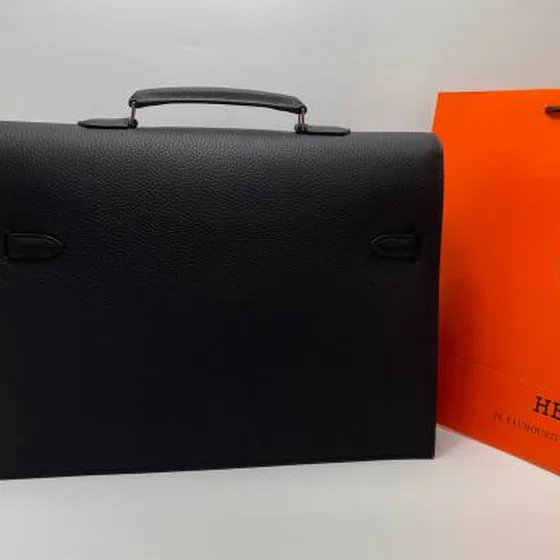 Hermes Kelly Black Togo 37cm business