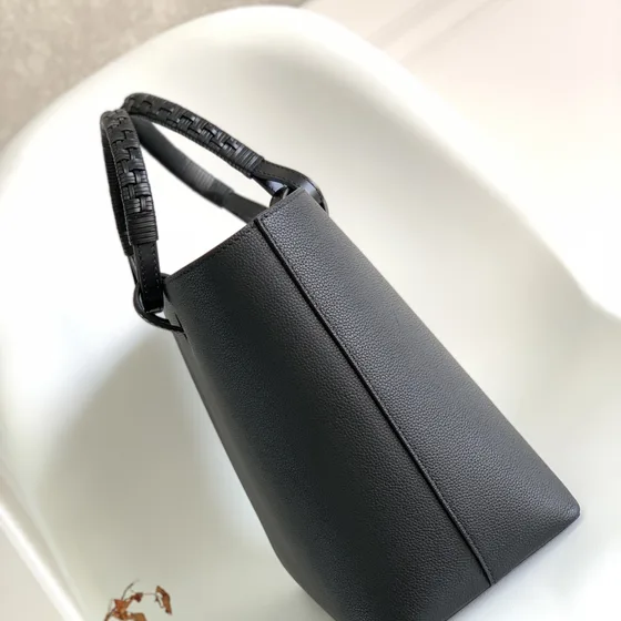 Loewe Anagram Tote Bag Black Top Handle