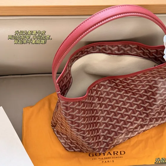 Goyard Hobo Bohème Burgund/Wine Röd Hobo