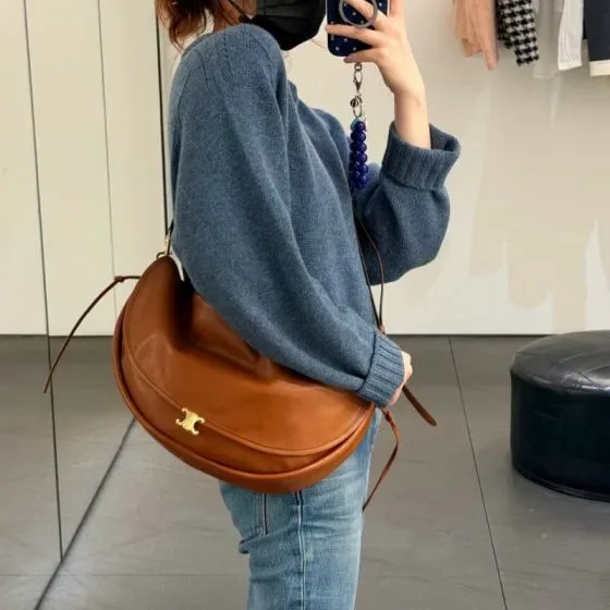 Celine Medium Strap Romy Bag Tan Shoulder Bag