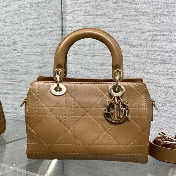 Dior Lady Dior Marron Anse supérieure